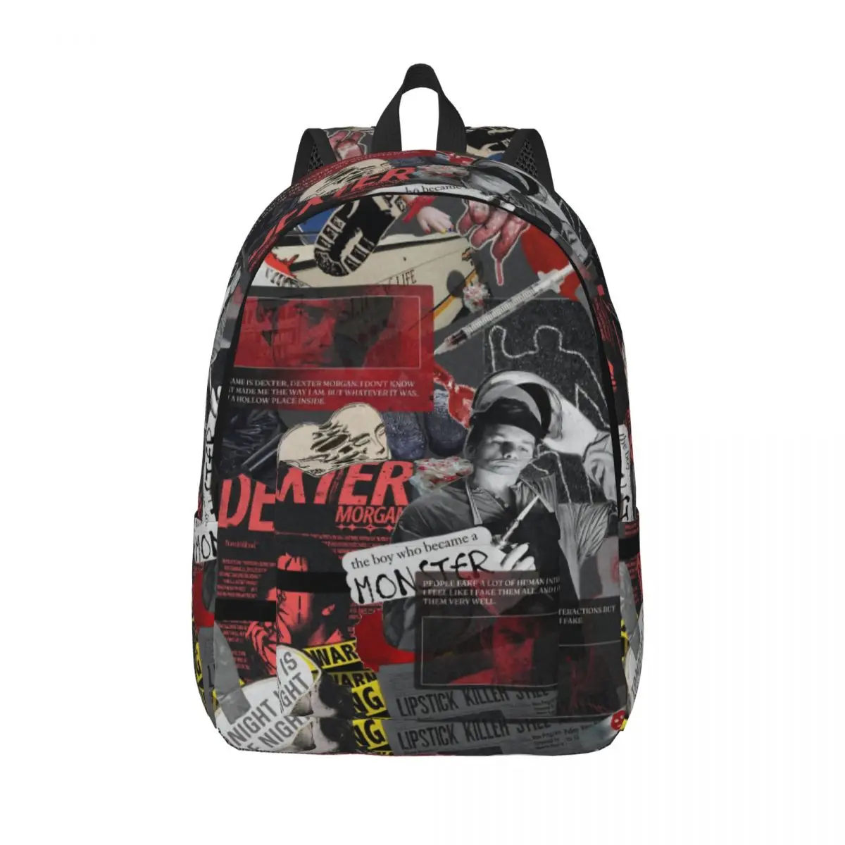 

Dexter Morgan Bay Harbor Butcher Teenage Backpack Outdoor High School Work TV Show Daypack for Men Women College Shoulder Bag