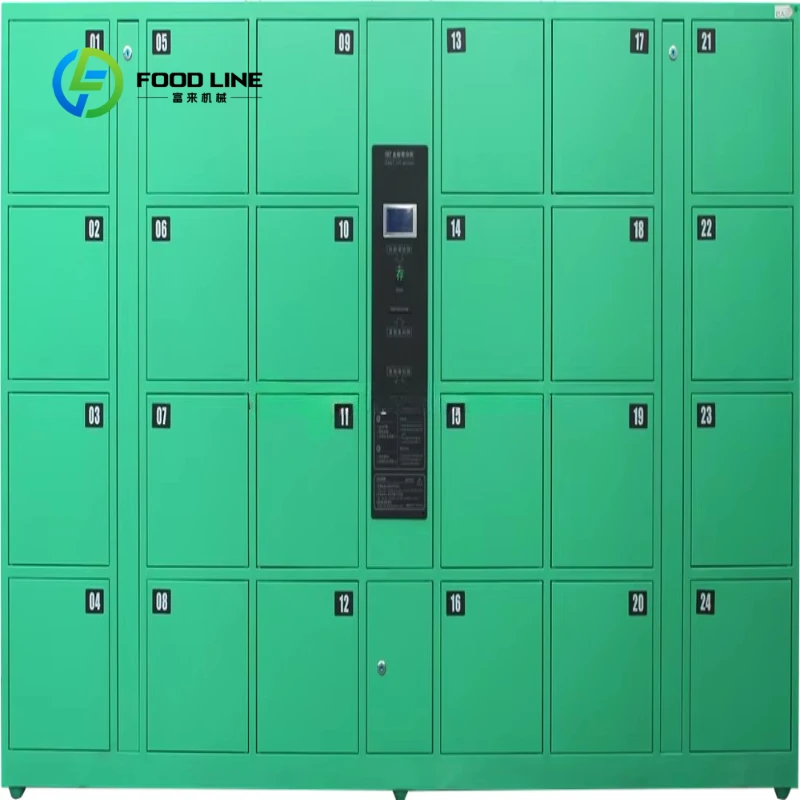 Customized Electronic Smart Automatic Digital Parcel Storage Cabinet Metal Locker with Banknotes Payment Locker Vending Machine