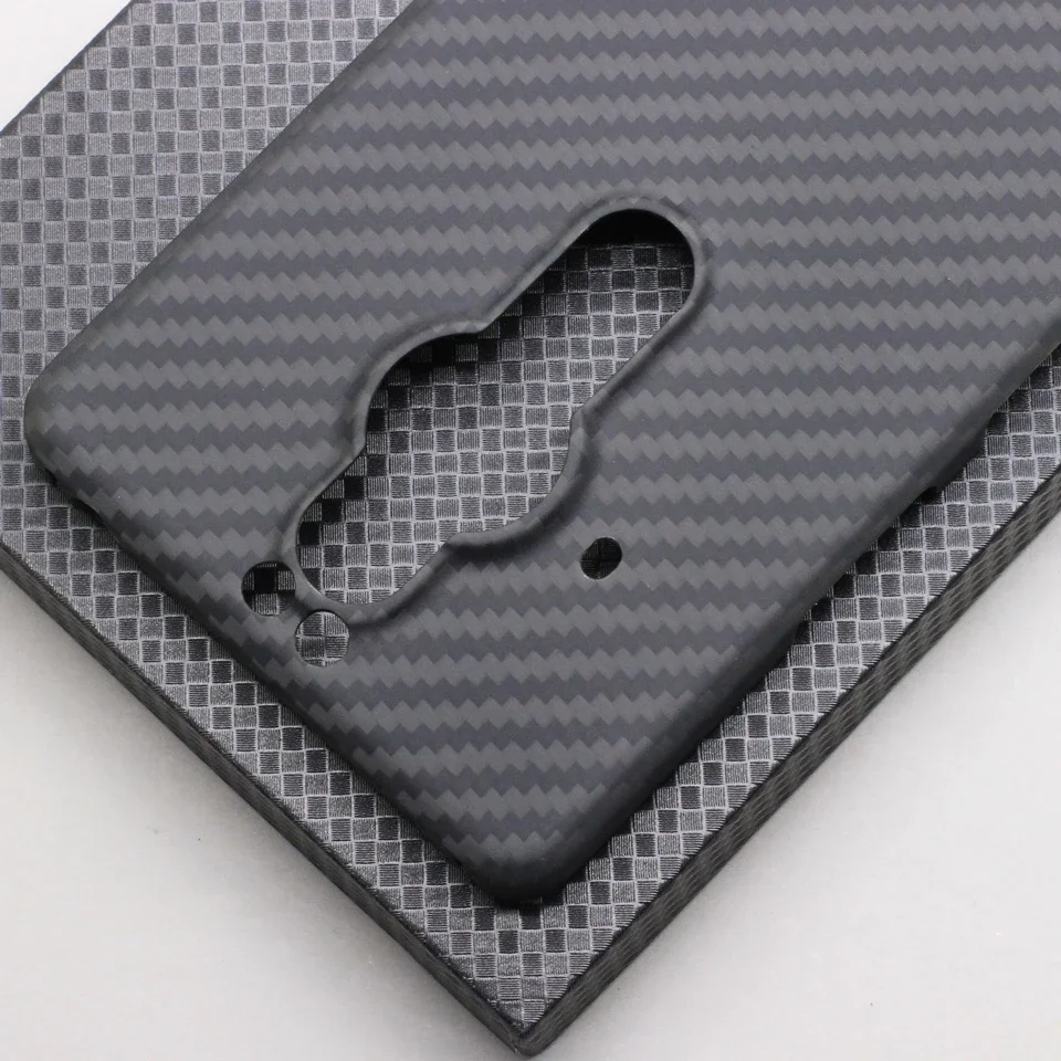 Genuine Real Carbon Fiber Phone Case for Sony Xperia Pro-i Ultra-thin Aramid Fit Sony Xperia Pro i Light-weight Armor Cover