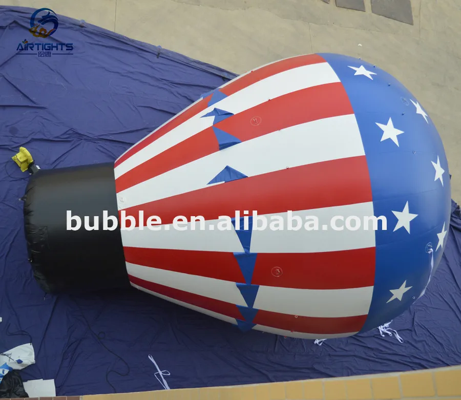 Szybka dostawa, gwarancja handlowa, balony w kształcie balonów na ogrzane powietrze, reklamowe balony dmuchane na dach.
