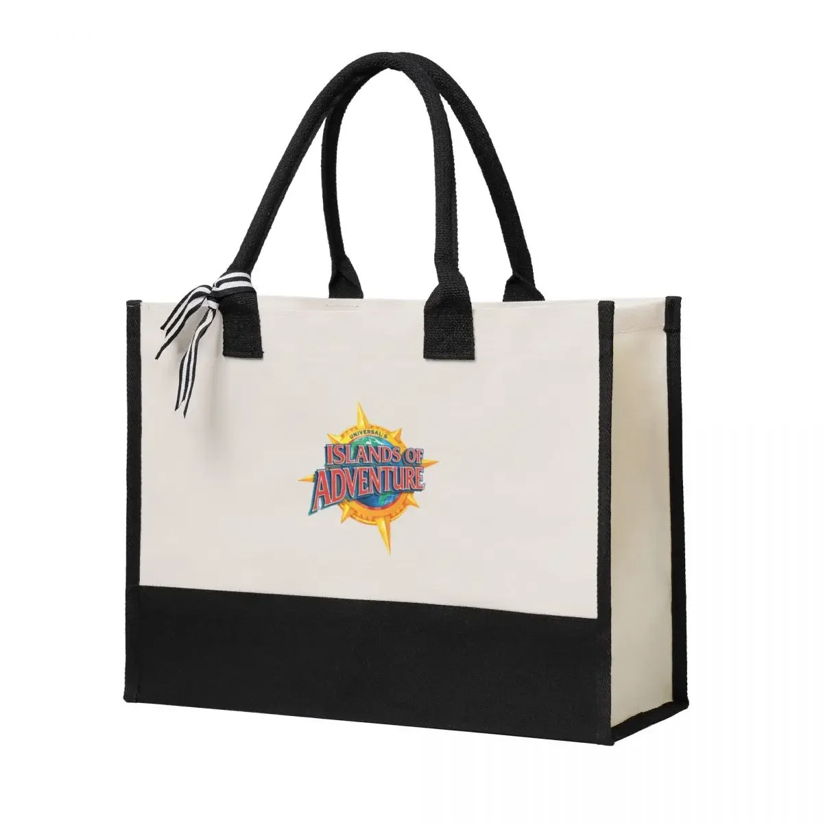 Grande Capacidade Canvas Shopping Bag, The Adventure Begins, Customizable, Qualidade Presentes