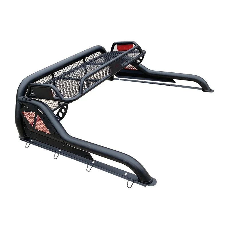 

Pickup Truck Bed Anti-Roll Bar with Basket Yuhu All Models Rear Cargo Guardrail Modification Accessories Kit