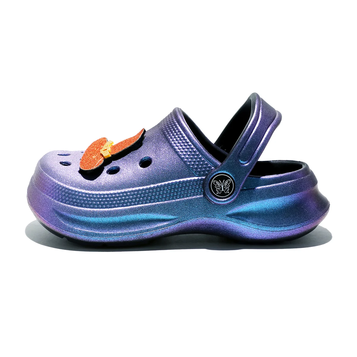 Kinder Slip-On Clogs und Pantoletten - Atmungsaktive, Wasserdichte EVA-Gartenschuhe mit Dekorativer Kette für Strand und Alltag 168 – Detail 10