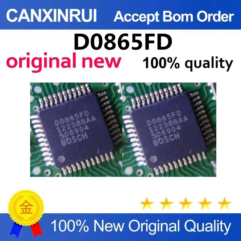 (5-100piezas)D0865FD; Sign 508 wiper motor computer board drive IC chip QFP4 pin