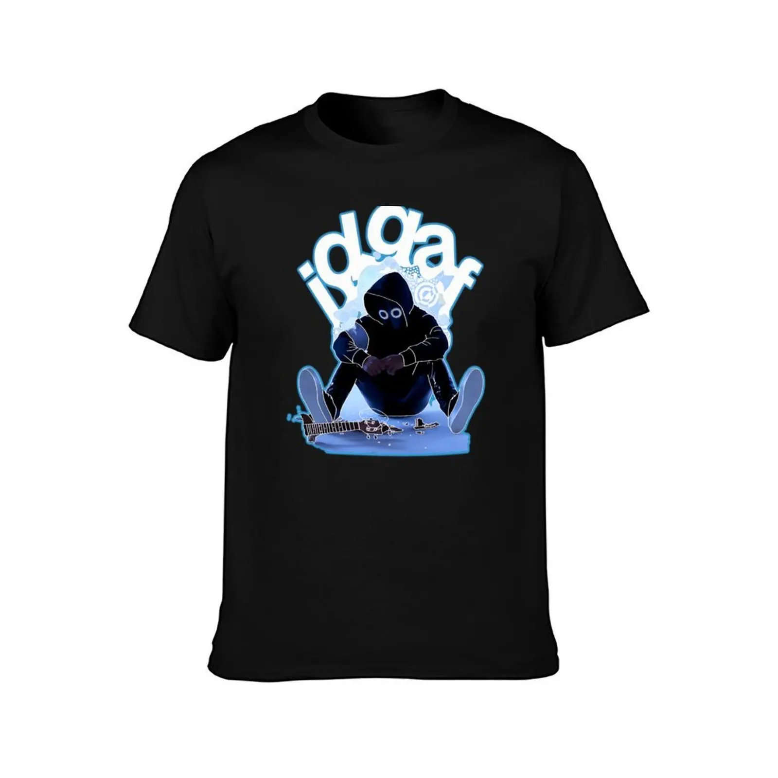Boywithuke I.D.G.A.F T-Shirt, Summer Casual Cotton Tee, Oversized Streetwear Tops, Vintage Graphic Print, Loose Fit Short Sleeve