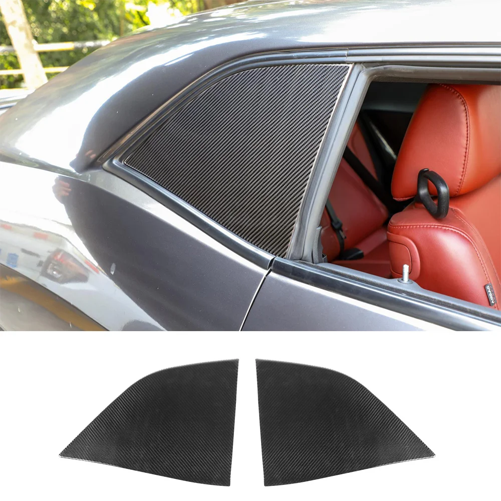 

Soft Carbon Fiber Rear Window Decorative Panel Trim forDodge Challenger 2008-2022 Car Accessories