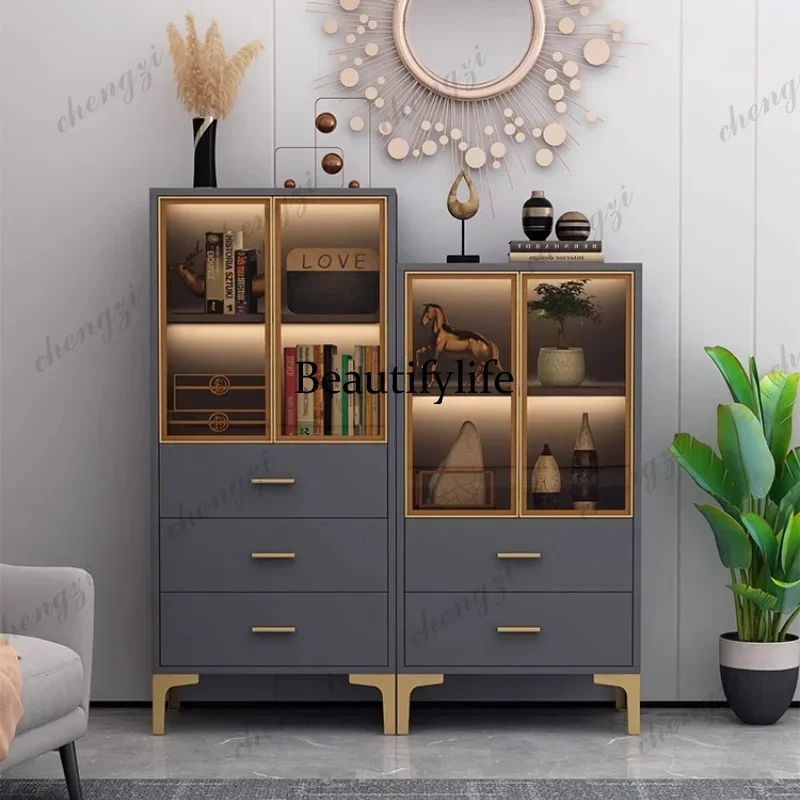 M138  Living Room Cabinets Bedroom Office Replica Bookshelf Living Room Cabinets Shelf Corner Gabinete Salon Furniture