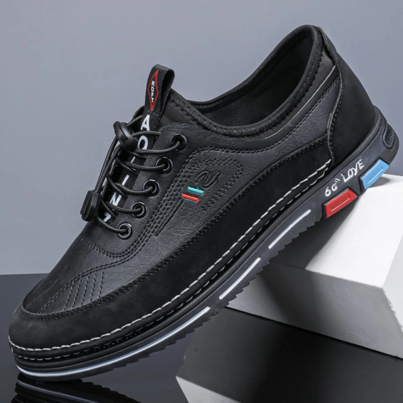 Brand protection 2026 new men's lightweight non-slip breathable wear-resistant running sports fashion versatile casual shoes view 5