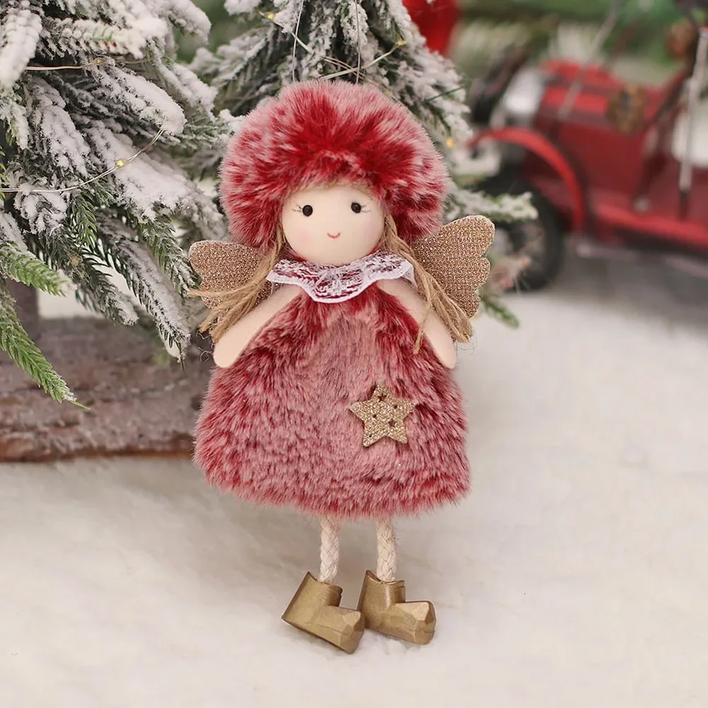 Cute Festival High Quality Atmosphere Christmas Doll Pendant Hanging Home 2023 Angel Dolls Decoration Dressing