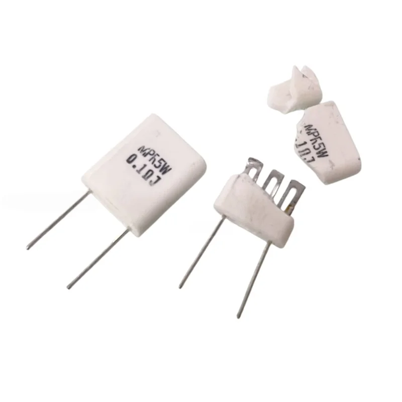 MPR5W 5WR1J 0.1R 0.1 Ohm 100mR Ceramic Cement Resistor Ceramic Shell Resistor