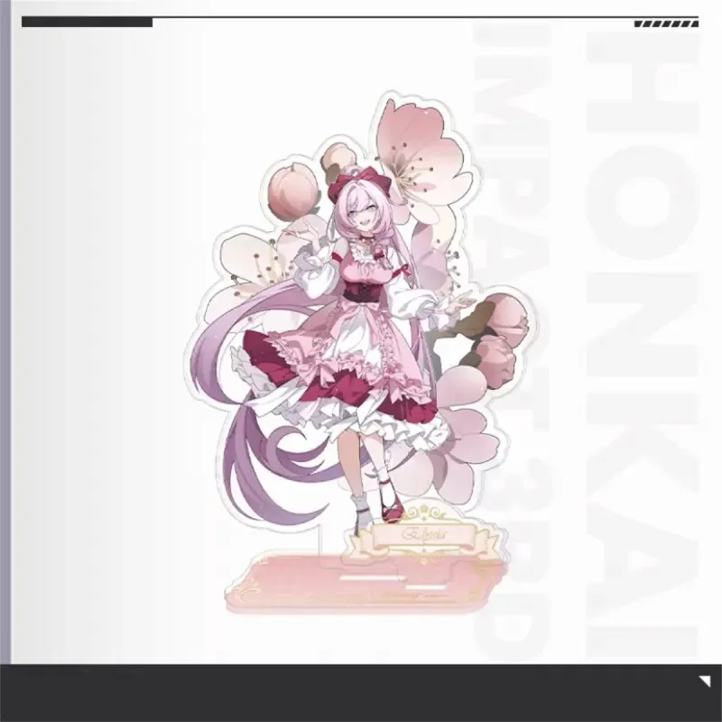 Game HonkaiImpact3 Flower Dynasty Lente Seizoen Serie Acryl Staande Plaque Alishia Kiana Shiel DIY Game Randapparatuur