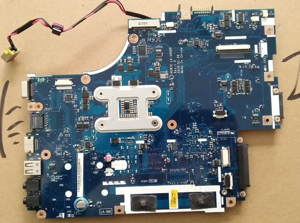 MBPSV02001 MBWJU02001 Moederbord voor Gateway NV59C Packard Bell EasynoteTM86 TM87 TM97 NEW90 L21 NEW70 LA-5892P