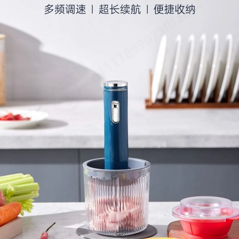 Outdoor Camping Portable Cooking Machine Household Handheld Kitchen Meat Grinder Garlic Puree Maker