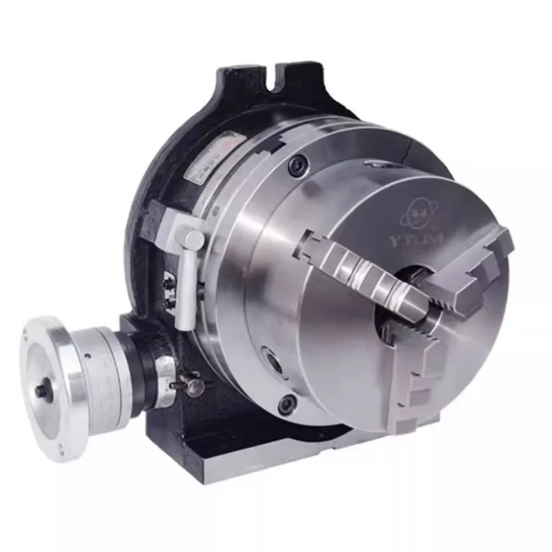 【2026 Hot Selling】ANDUUK OEM ODM 4-14inch Horizontal Vertical Rotary Table with 3 Jaw Chuck 320mm Precision Indexing Head 14'' f