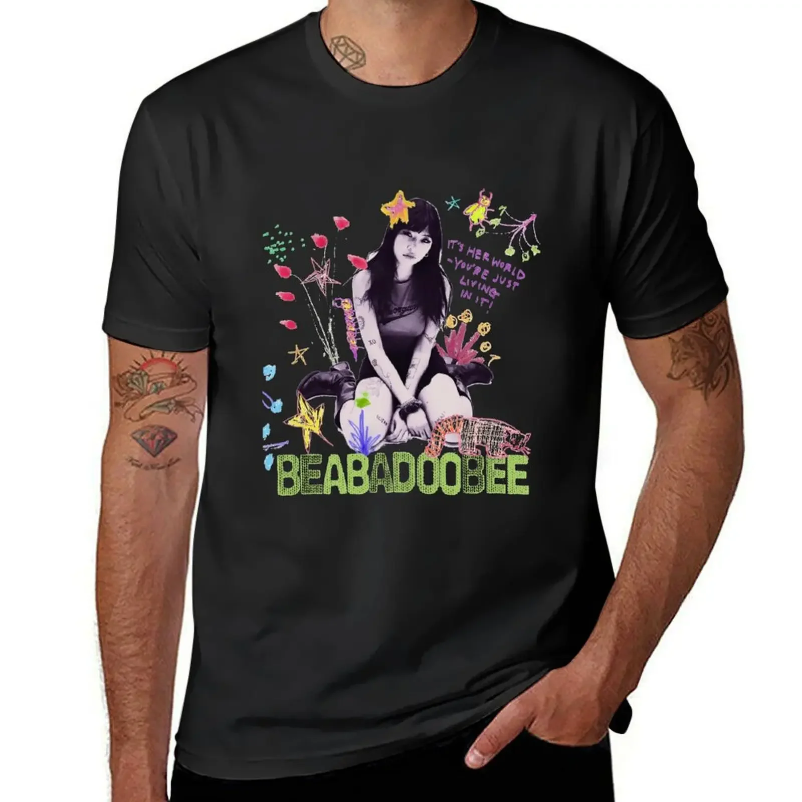 

beabadoobee coup de main T-Shirt graphic tee shirt T-shirts oversize mens graphic t-shirts funny