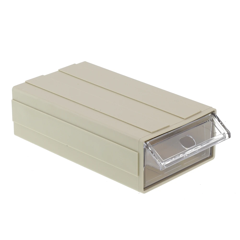 The Perfect Solution for Tidy Storage Stackable Plastic Hardware Parts Storage Boxes  Clear Drawers  Easy Installation Brown