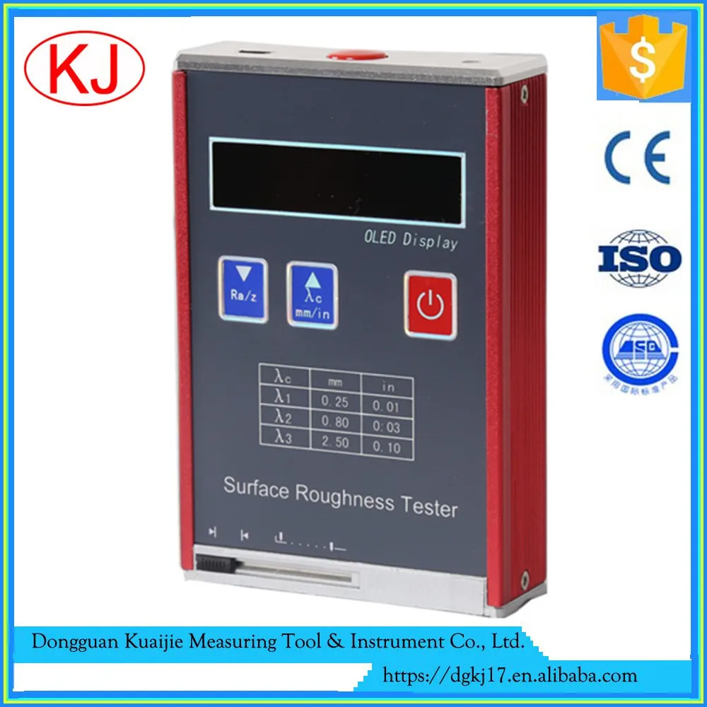 Handheld Surface Roughness Meter Tester Measuring Instrument Ra,Rz, Rq,Rt