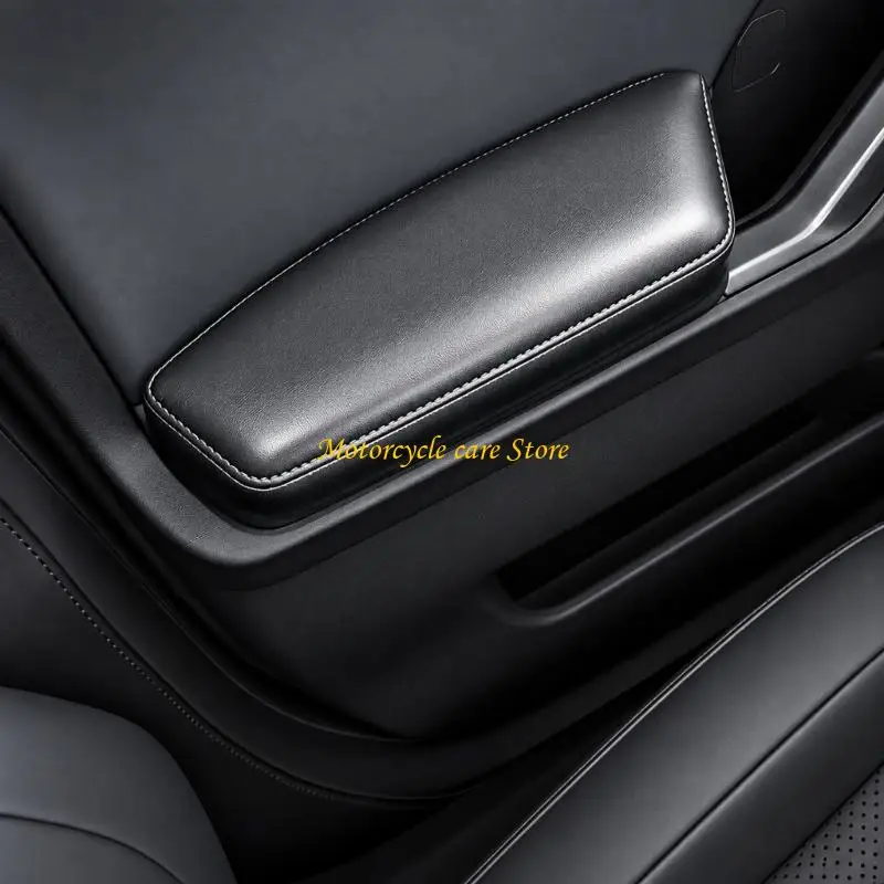U75F Four-Door Armrest Risers Pad Set with Adhesive-Backed ABS Bases, Padded Contact Layers, and No-Drill Installation