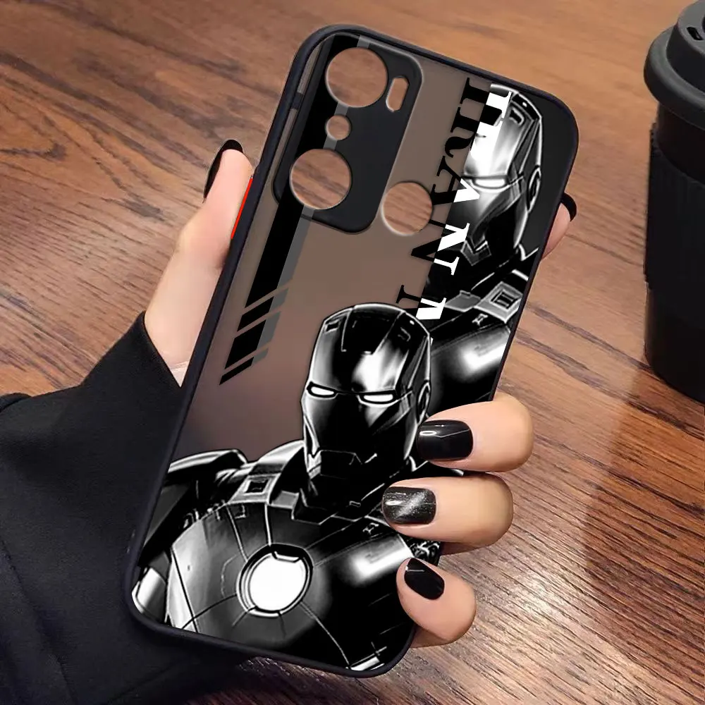 Matte Phone Case for infinix HOT 20I 12 12I 11 11S 10 10I 10S PLAY 9 8 Pro POVA 3 CAMON 15 Case Funda Shell Black Marvel Heroes