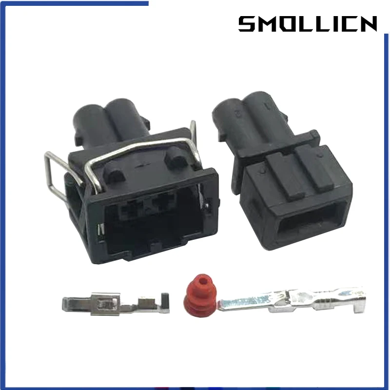 1 Set 2 Pin 3.5mm 357 972 762 / 357 972 752 Auto Waterproof Wiring Harness Connector Back Up Lamp Switch Connector 357972762