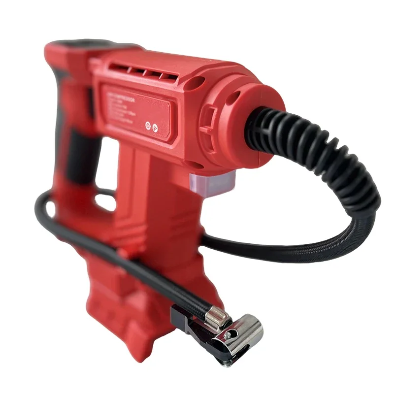 Fit Milwaukee Cordless Air Pump Portable Car Tire Inflator with Digital Display 18V Battery Powered Inflatable Air Compressor