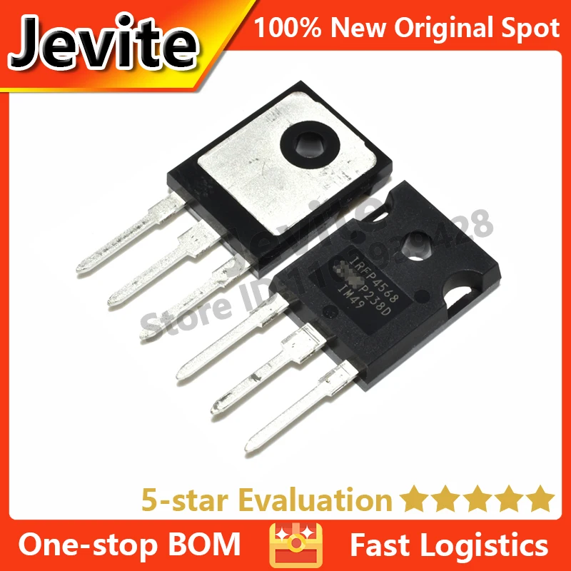 

Jevite 100% New Original electronics Controller 10-50 units/lote IRFP4568 IRFP4568PBF TO-247 150V 171A MOSFET transistor