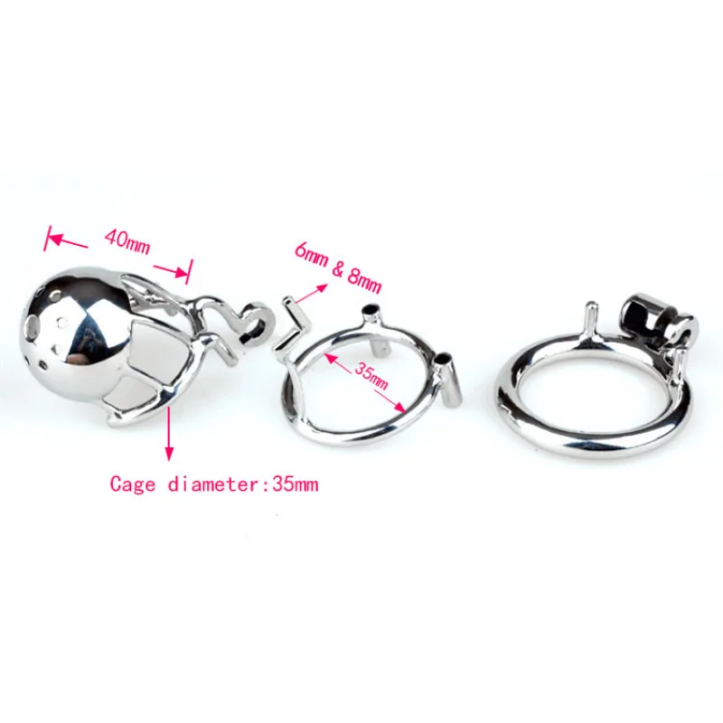 Chaste Bird New Arrival 316 Stainless Steel Male Through Hole PA Chastity Device Penis Ring Cock Cage Adult Sex Toys \