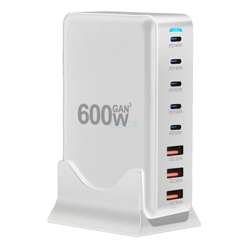 

240w 600w charger 8 Port Multi USB Charging Station Hub Type C Charger 100w PD Fast Charging Smart 65w For iPhone Samsung Xiaomi