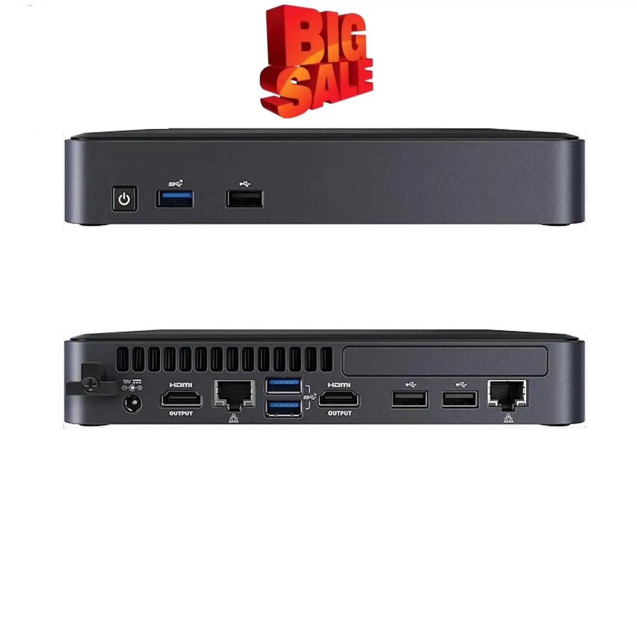 โปรโมชั่น! Intel NUC Pro BKCMCM2FB องค์ประกอบแชสซี U-Series พร้อมโปรเซสเซอร์ Intel Core i5-8365U (CM8v5CB) มินิพีซี