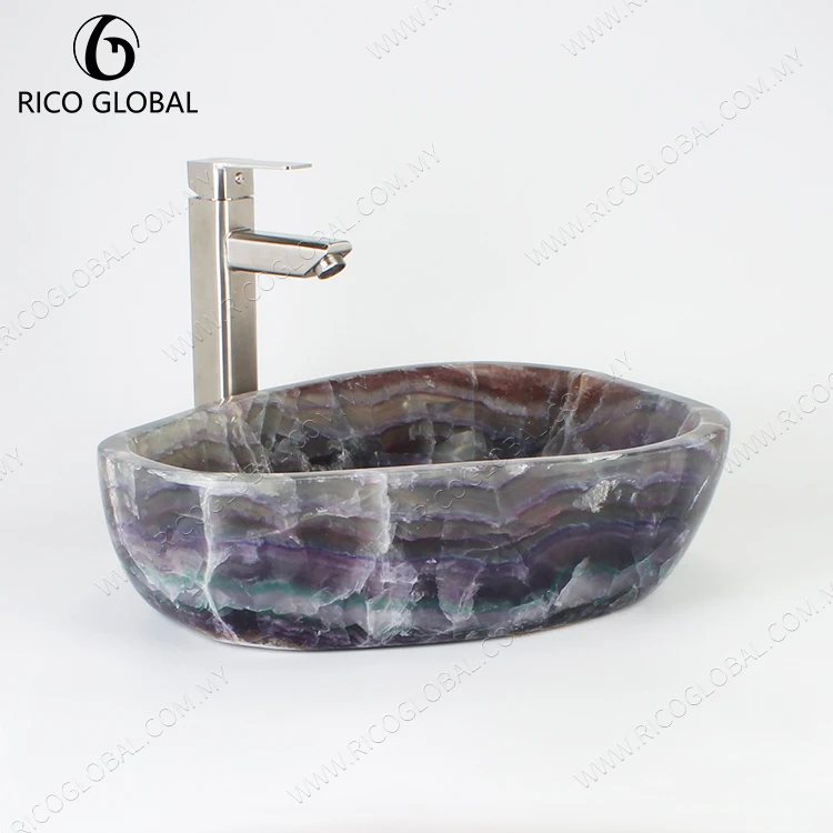 

Contemporary Round Washbasin Sink With Streamlined Design For Modern Bathroom