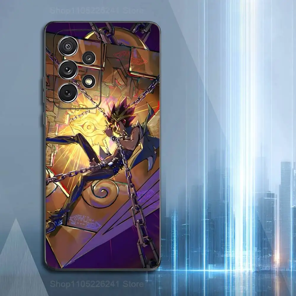 لعبة Y-Yu G-Gi O-Oh Cool لهاتف Samsung S9,S10,S20,S10,S21,S25,S24,S23,Ultra,FE,Plus,Lite,Soft Silicone Black Case