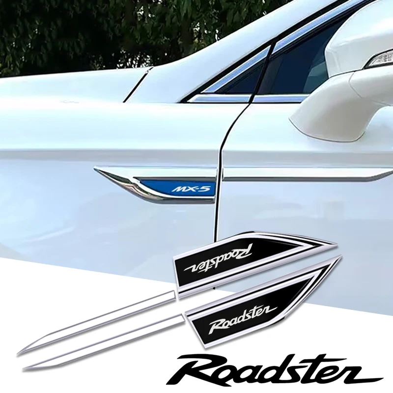 

2pcs car accessory Side Doors Blade car stickers car accessories interiors for Mazda mx-5 roadster