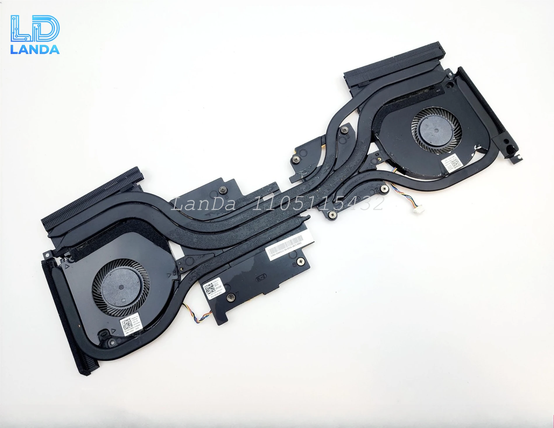 For Dell Alienware M15 Thermal Cooling Module Set Heatsink+Fans 1060 GTX P/N 0PN55P