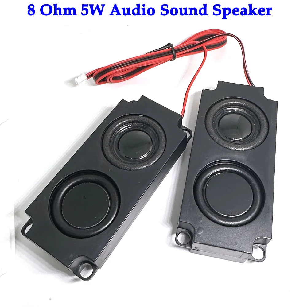 

1pair 8 ohm 5W Full Range Clear Sound Cavity Speaker Dual Vibration membrane Audio loudspeaker Box For TV computer