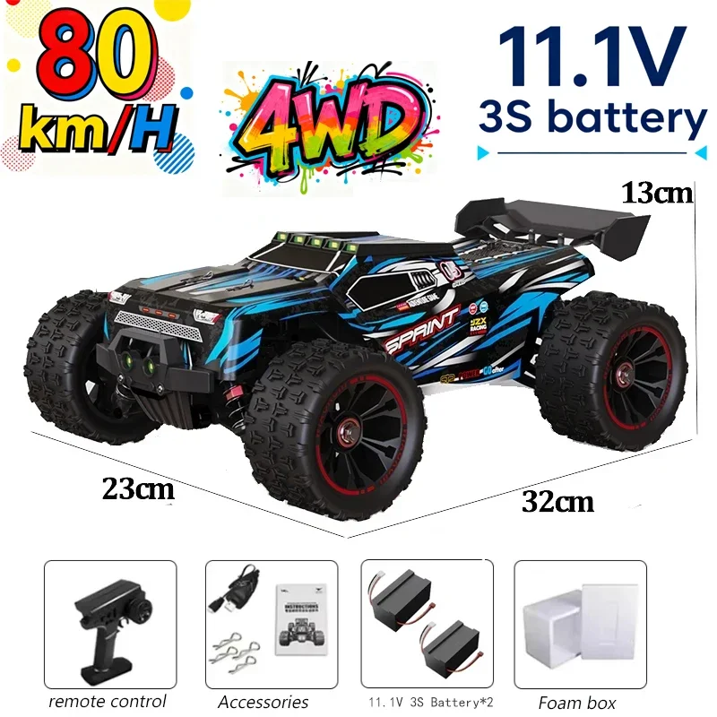

9522PRO/9522 Dual-Speed Brushless RC Car - 85KM/H (PRO) or 50KM/H, 4WD 1:16 Professional Off-Road Drift Racing Car for Boys