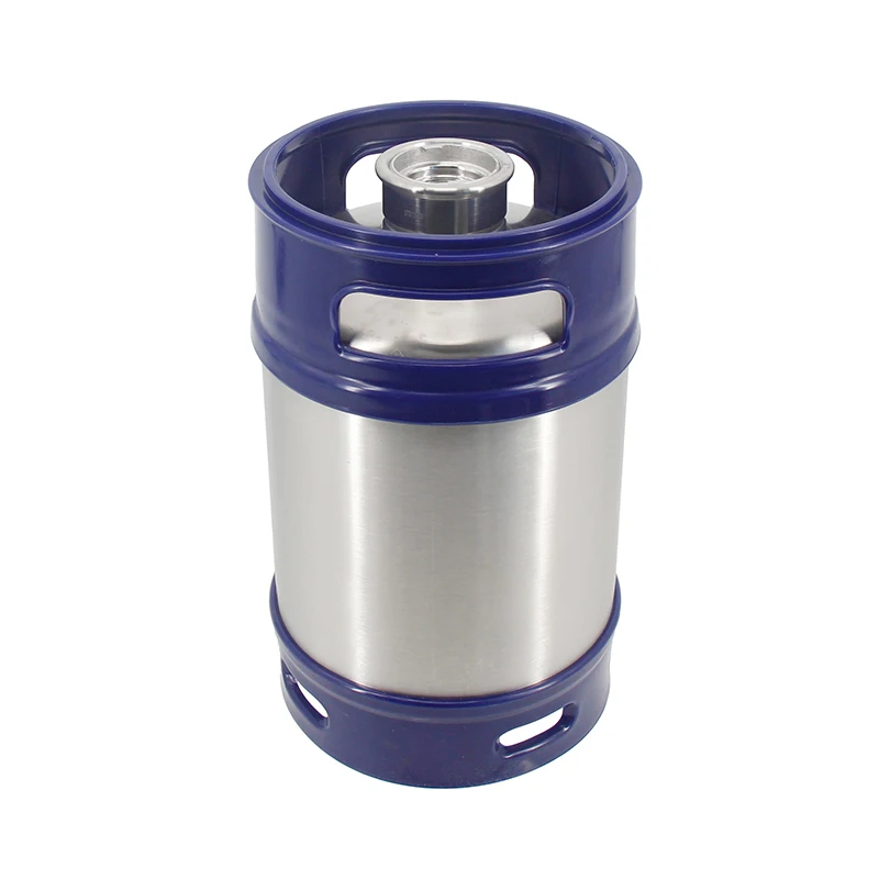 Plastic Handle Bottom Mini Keg 5L/128OZ with Type S Spear Single Wall Portable Ball Lock Spear Works Craft Beverage