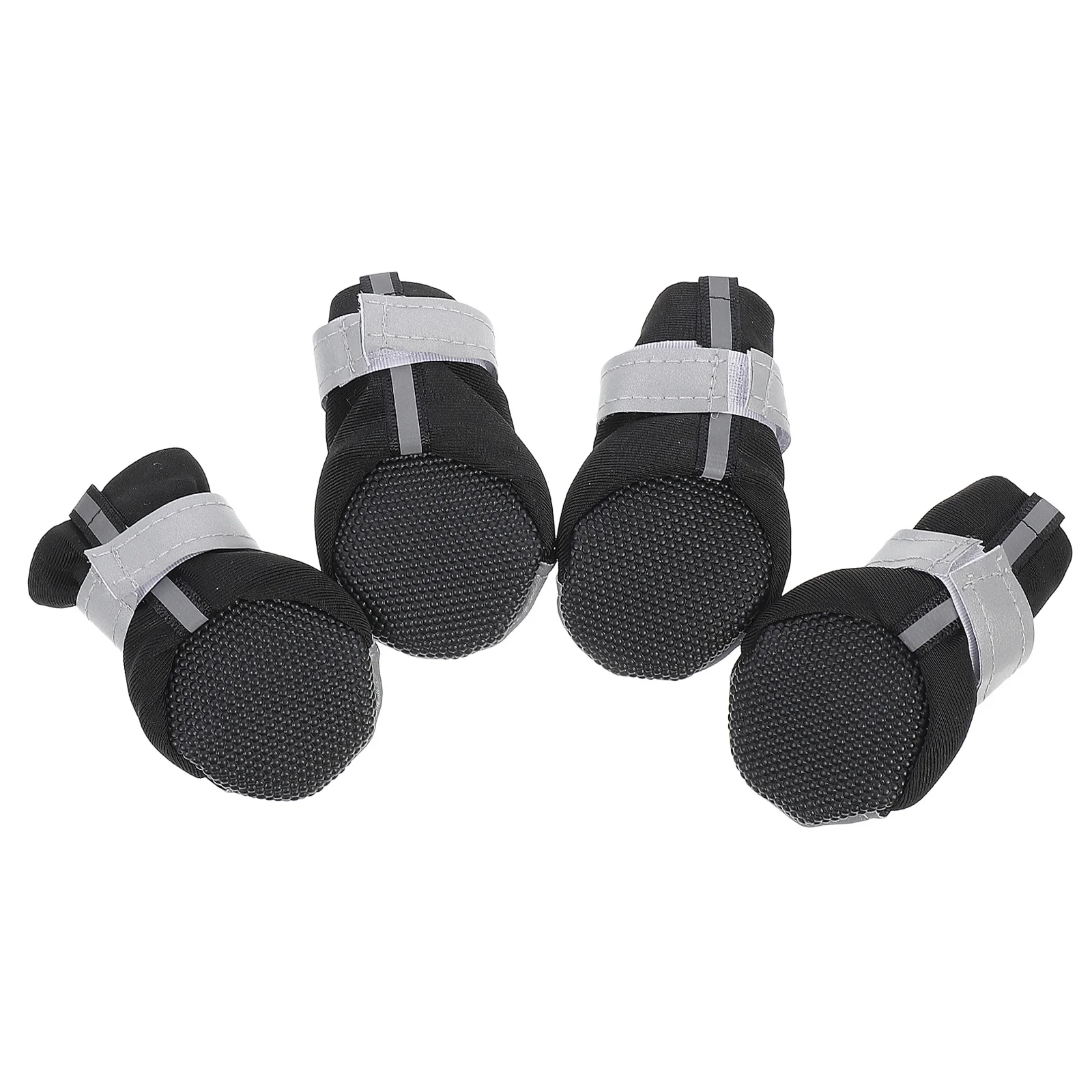 

4pcs Dog Shoes Outdoor Reflective Boots Adjustable Non-Slip Pet Paw Protector For Small Medium Dogs Puppy Waterproof Breathable