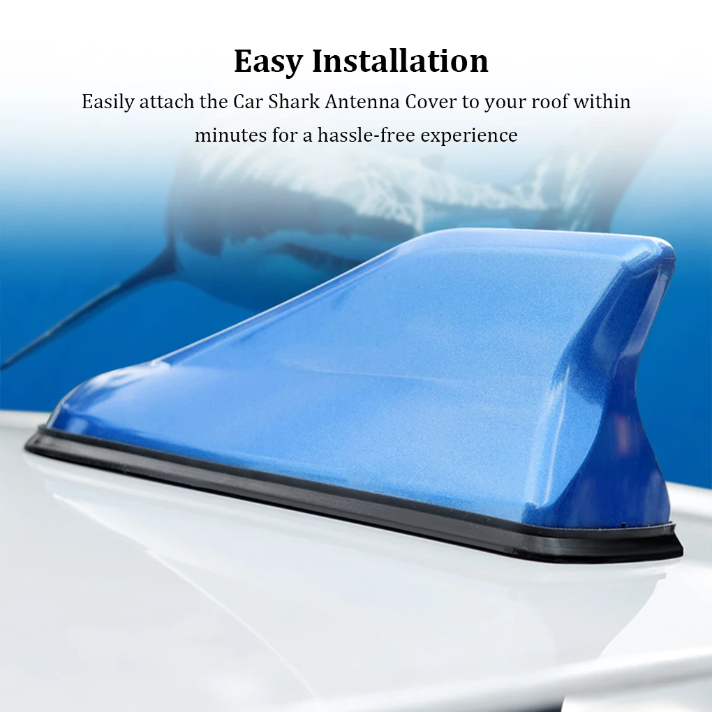 Car Shark Fin Antenna Roof Easy Installation Fashionable Appearance Made With ABS Sturdy And Durable