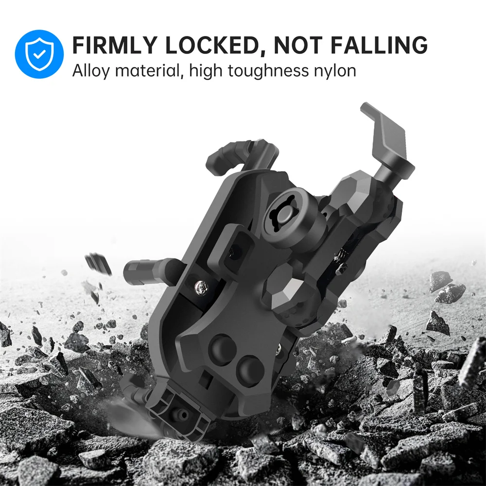 New Motorcycle Shockproof Mobile Phone Bracket Shockproof And Shockproof Takeaway Navigation Bracket