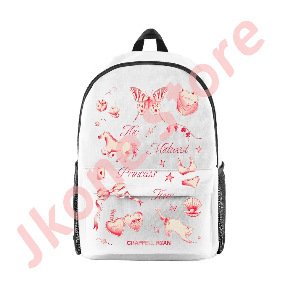 

Chappell Roan Midwest Princess Tour Merch Print Backpack New Logo Bags Women Men Fashion Casual Streetwear