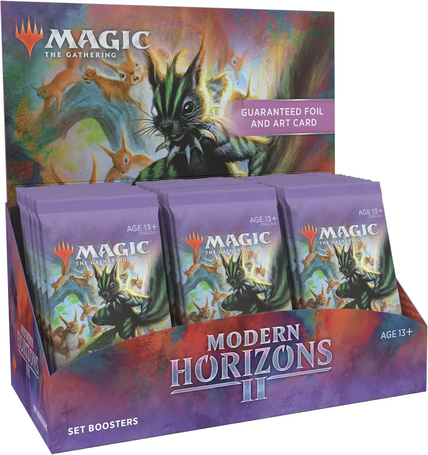 Gathering Modern Horizons Booster Box, 2 jeux, 30 paquets, 360 cartes magiques