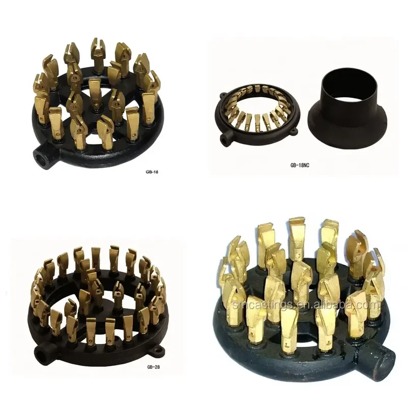 for Commercial Cast Iron Gas Wok Burner with Brass Nozzle Jet Propane Cooking Stove