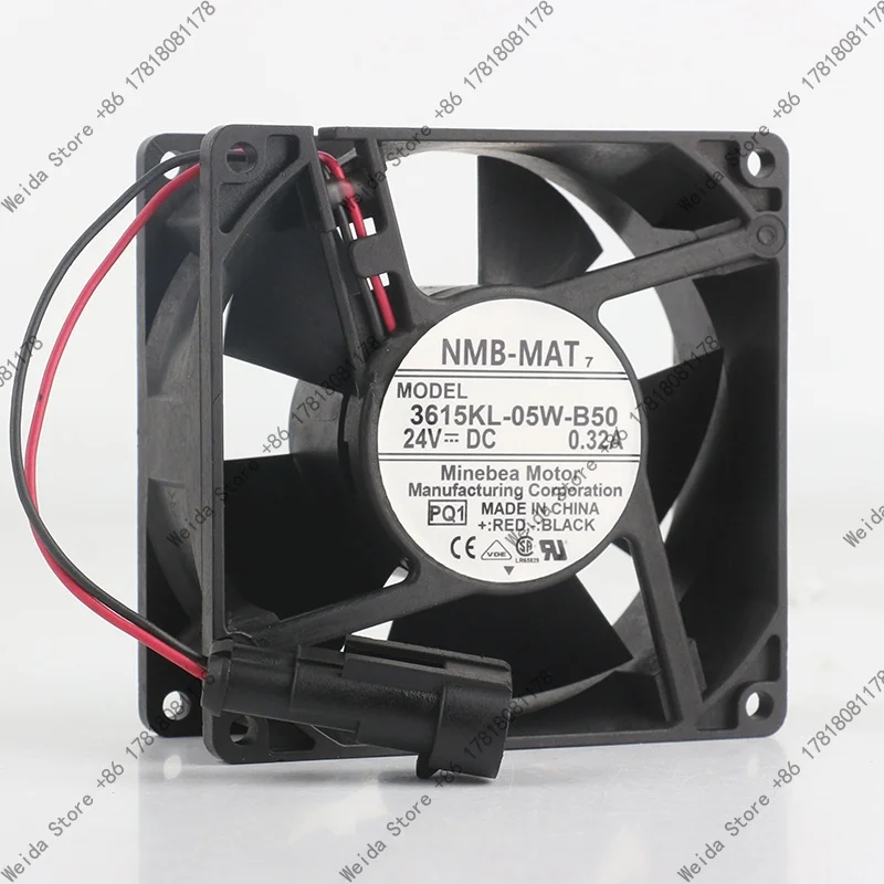 

Original NMB 3615KL-05W-B50 5V 12V 48V DC24V 0.32A 9038 90X90X38MM 9CM inverter cooling fan