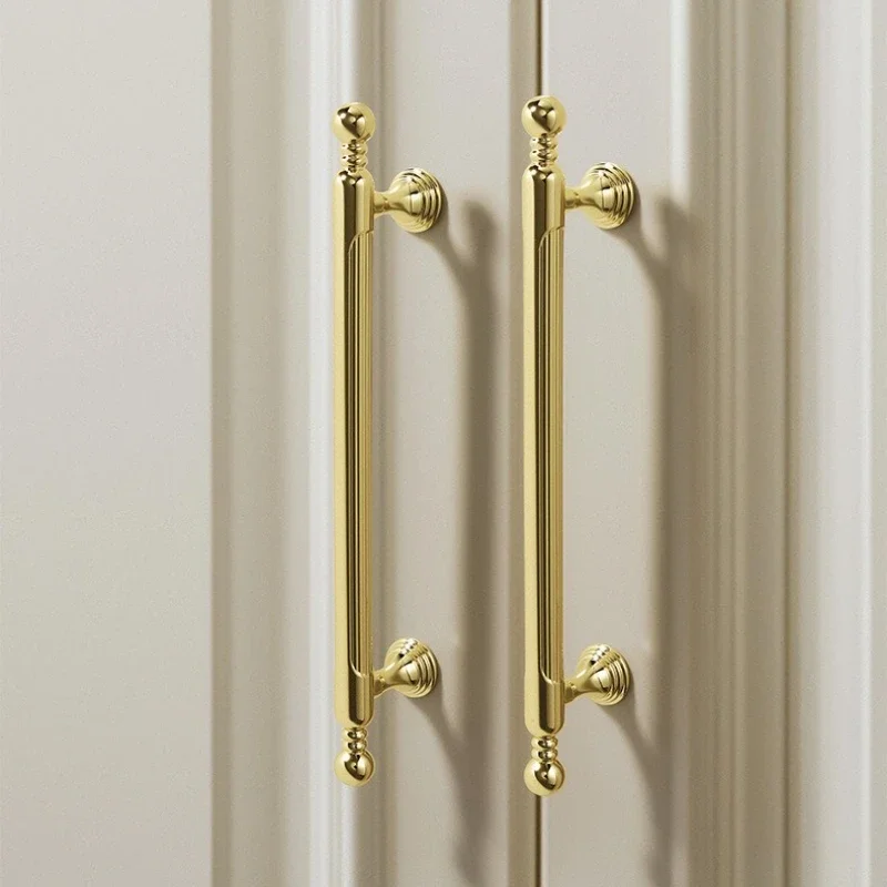 French style luxury high end cabinet door handles modern minimalist wardrobe cabinet and drawer handles furniture accessories