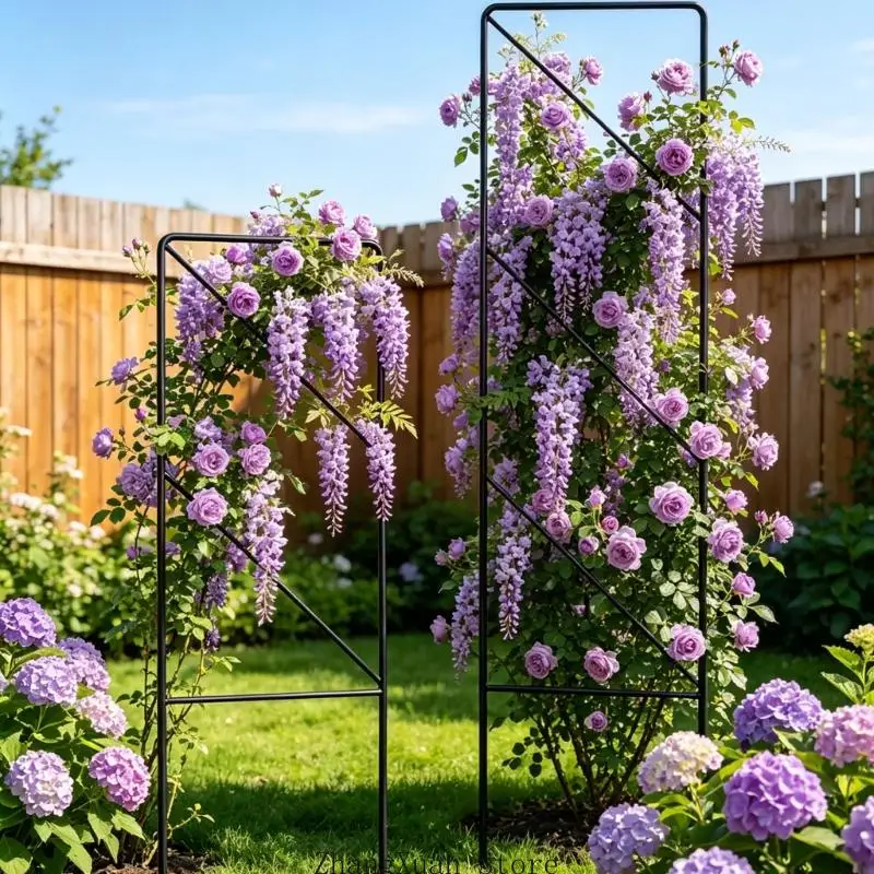 Garden Stake Removable Obelisk Support for Climbing Plant Trellis Height 3XUF