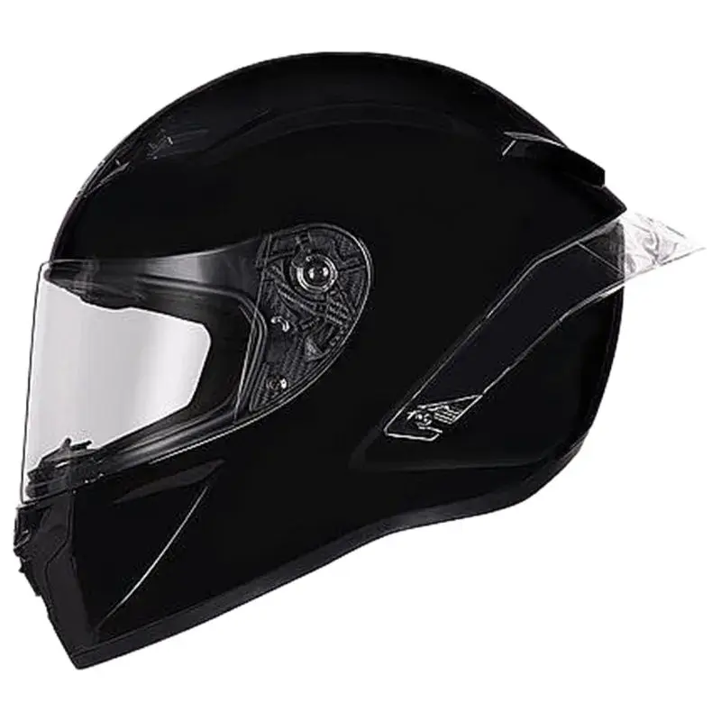 New Promotion Clear Visor Dot Ce Skull Pattern Motorcycle Helmet Safety Racing Moto Helmet Casco Capacete Gloss Black M