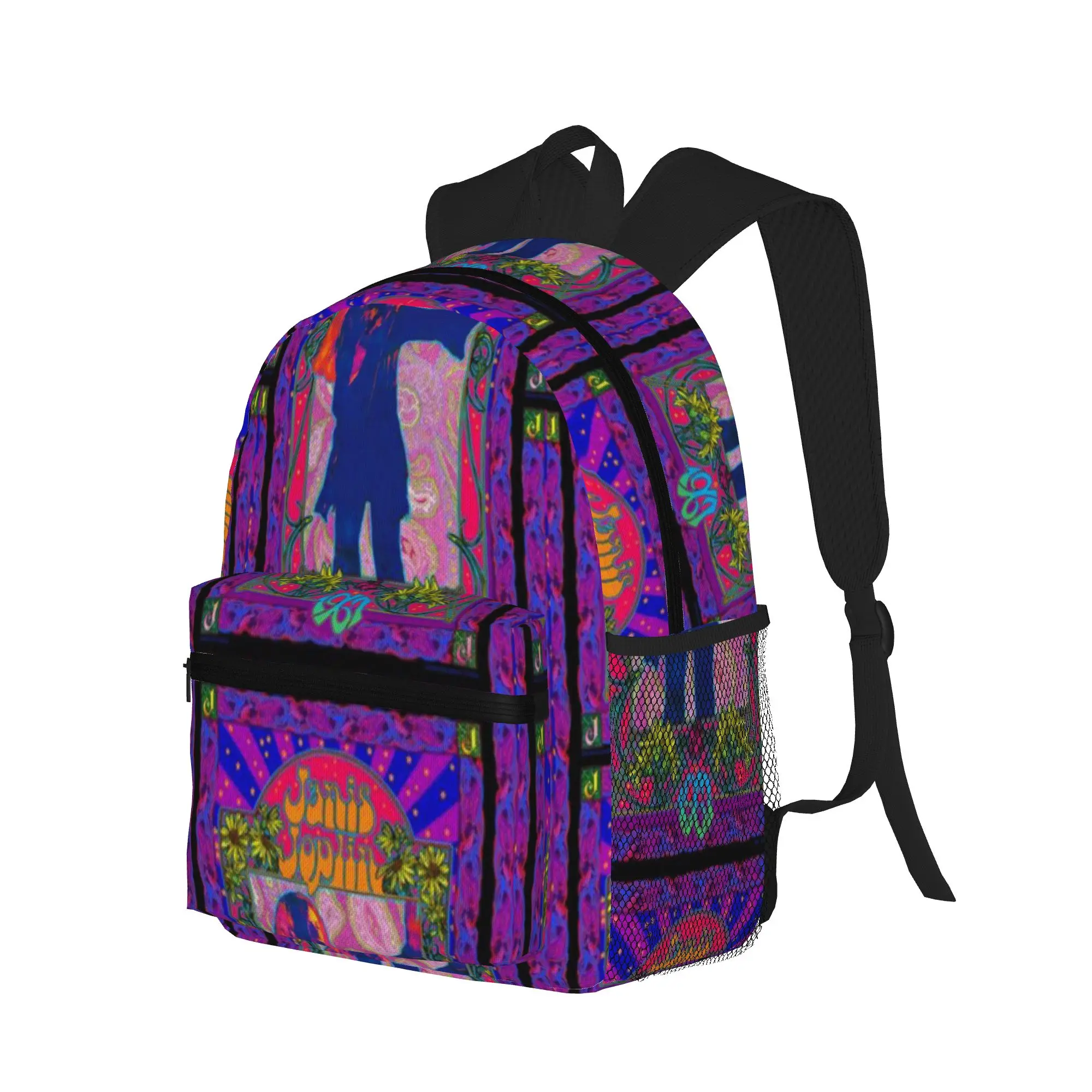 Purple sing  Casual Backpack for Students and Adults Travel backpack