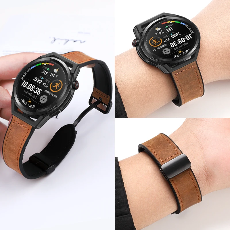 20Mm 22Mm Leather+S… - image