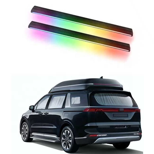 Electric Side Step Bars, Automatic Deployable Power Running Boards with Courtesy LED for Kia Sorento Carnival, Heavy Duty Alloy