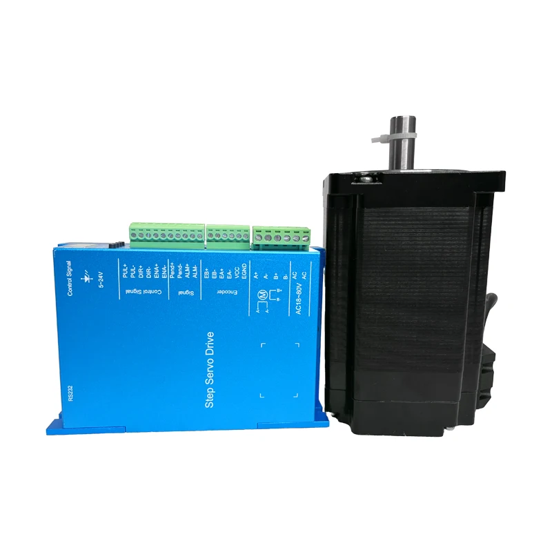 

Легкоуправляемый сервопривод 12 Нм 10 Нм, 3 фазы, 1.2 градуса, 220В/230В переменного тока, шаговый двигатель Nema 34 с замкнутым контуром, энкодером и контроллером